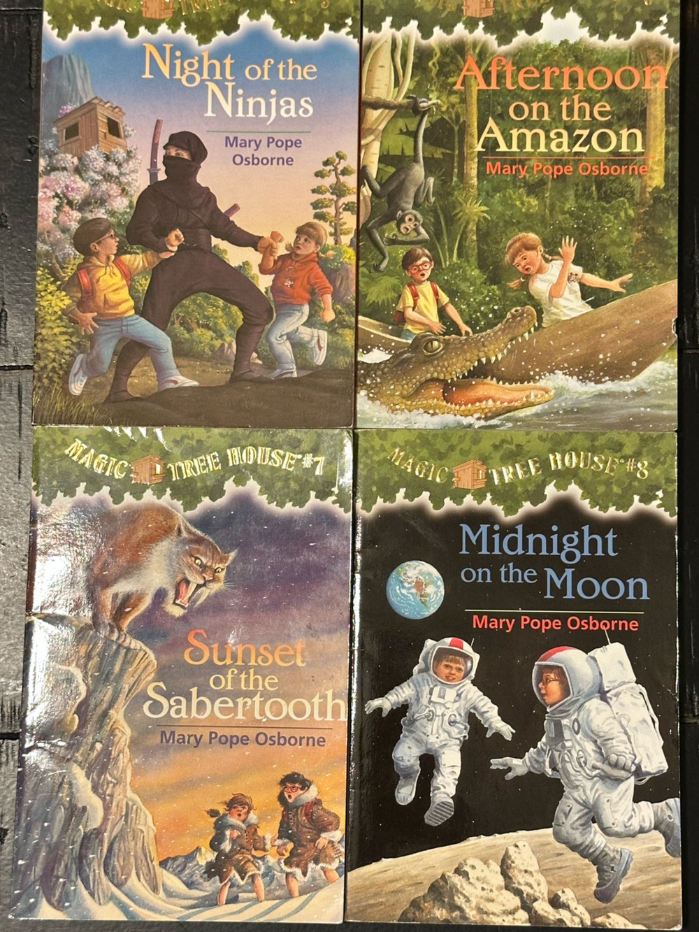BUNDLE & SAVE! Magic Tree House Paperbacks 4-Book Lot (Books 5-8)